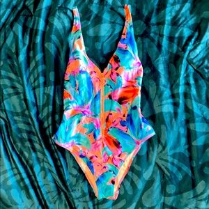 Colorful Vintage one piece bathing suit
